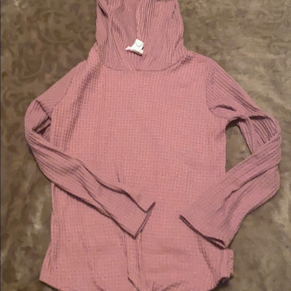 Ribbed maroon  shirt